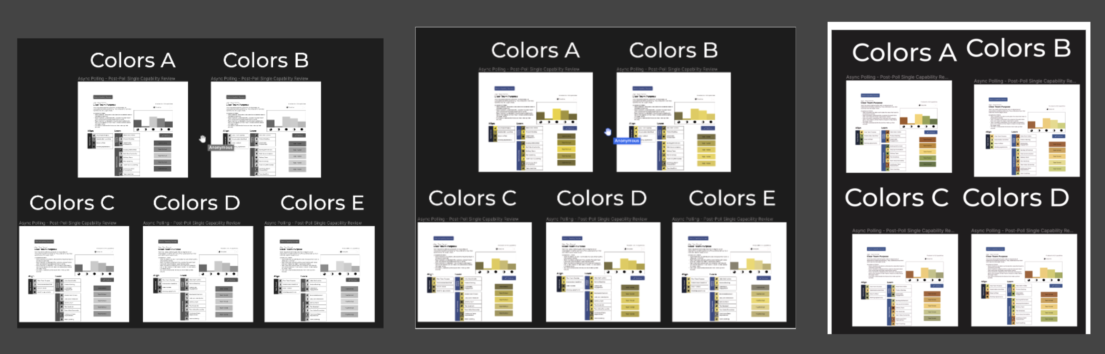 Colorblind testing for score progress colors
